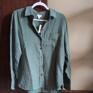 J. Crew Factory Gauze Shirt